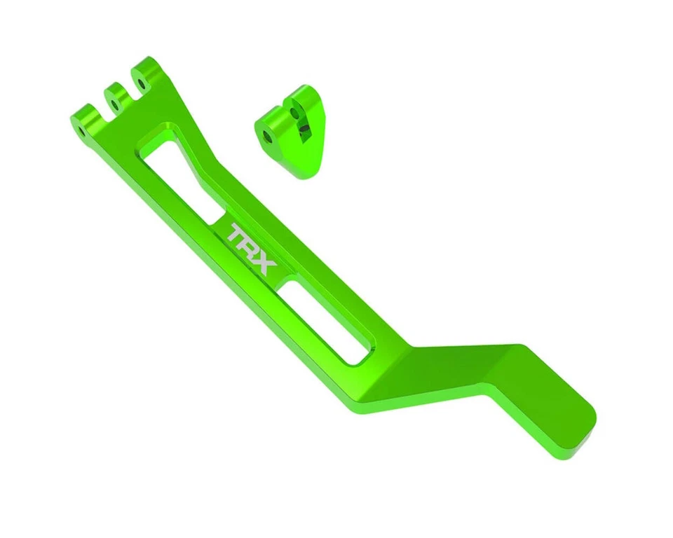 Soporte de poste de retención de batería de aluminio verde Traxxas 10726-GRN para Mini Maxx Foto 1 de 1