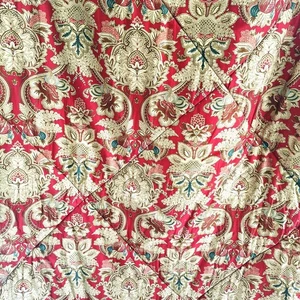 Ralph Lauren Rosellini Jardiniere Full/Queen Paisley Red Sateen Braid Comforter - Picture 1 of 9