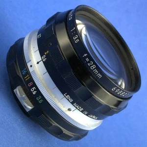Nikon Nikkor-H 28mm 3.5 Non-Ai Lens - Picture 1 of 4