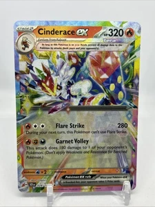 Pokemon Stellar Crown Cinderace ex 028/142 - Imagen 1 de 2