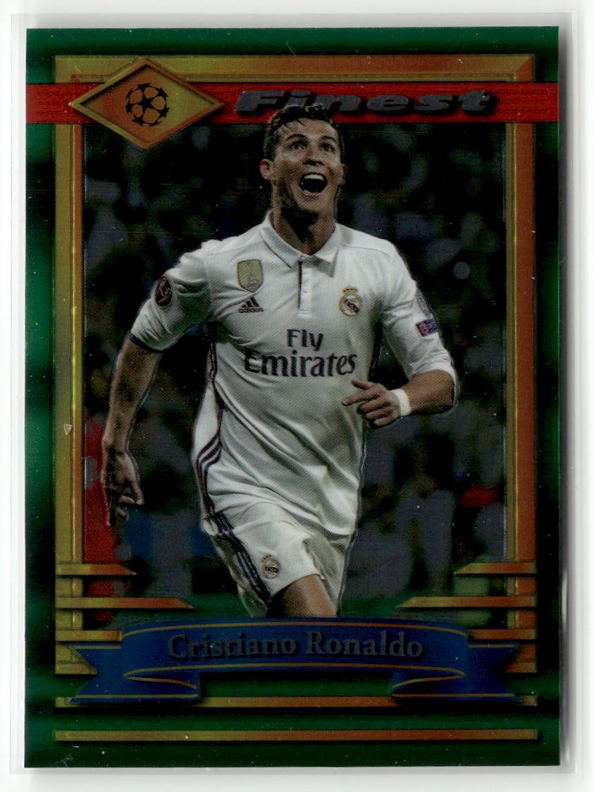 2022-23 Topps Finest Flashbacks UEFA Cristiano Ronaldo #77 2022-23 Topps Finest Flashbacks UEFA Cristiano Ronaldo #77