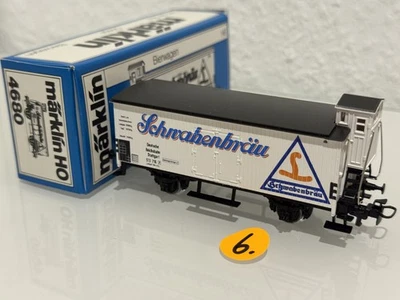 Märklin HO 4680 Bierwagen Brauereiwagon Schwabenbräu - Bild 1 von 3