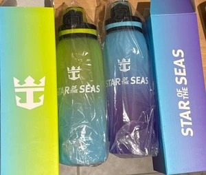 Pair of RC Star Of The Seas Blue & Green Purple/blue Bottle Limited Edition NEW - Picture 1 of 5