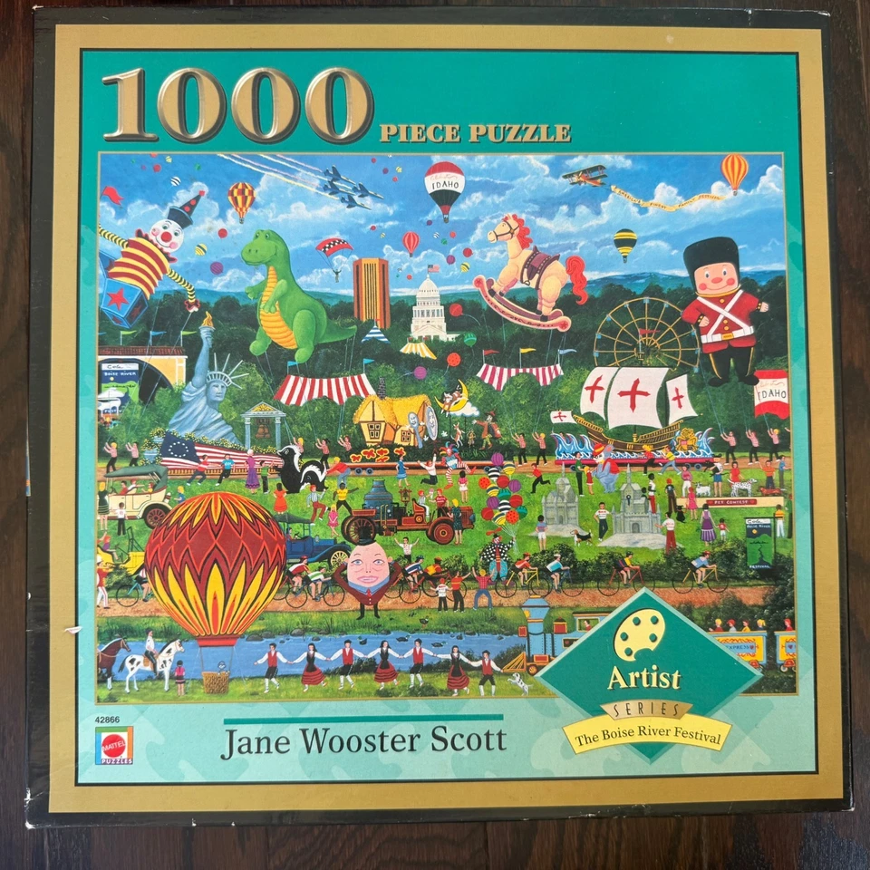 Rompecabezas Mattel Jane Wooster Scott Boise River Festival 1000 piezas Foto 1 de 1