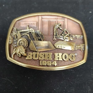 Vtg 1994 Bush Hog Limited Edition of 2500 Belt Buckle GUC - Picture 1 of 7