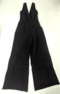 Abercrombie & Fitch Damen Jumpsuit V-Ausschnitt Schwarz Ärmellos Gr. SP Neu mit Etikett - Bild 1 von 8