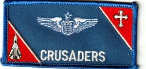 USAF Air Force 523rd Tactical Fighter Squadron Pilot Senior name tab wing patch - Picture 1 of 1