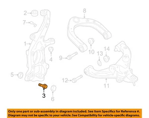 NISSAN OEM 12-16 NV3500 Front-Steering  Knuckle Spindle Bolt 400381PA0B - Picture 1 of 2