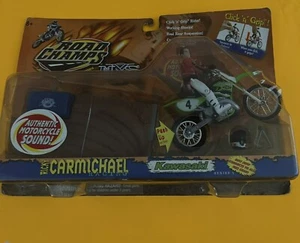 Mxs Motocross Toy Ricky Carmichael Vintage Sealed Kawasaki Kx Moto Road Champs R - Picture 1 of 9