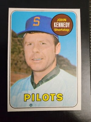 JOHN KENNEDY 1969 TOPPS #631 SEATTLE PILOTS VINTAGE MLB BASEBAL HIGH# NEARMINT - Image 1 of 2