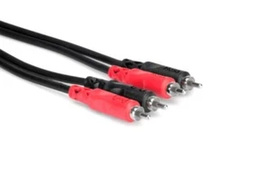 Hosa CRA-201 RCA to RCA 1 meter Nickel Plated - Picture 1 of 1