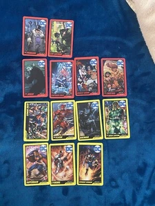 DC Comics Cards   Collection Set 13 Card super hero serie 3 - Picture 1 of 1