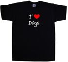 I Love Heart Dogs T-Shirt