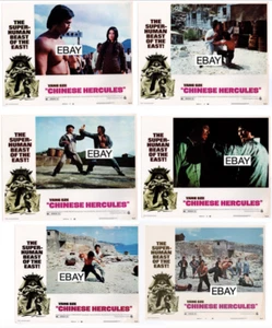 CHINESE HERCULES 1974 ORIGINAL MOVIE LOBBY CARD #2-8 YANG SZE BOLO YOUNG CULT - Picture 1 of 2