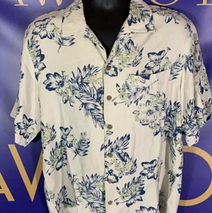 Men’s Large Royal Robbins Hawaiian Shirt 100% Silk - Picture 1 of 3