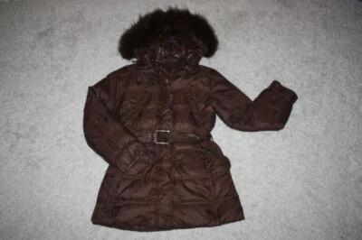 ADD~Luxus-Daunenjacke~34~36~XS~158~164~Wende-Winterjacke~Jacke mit Pelzkapuze~ - Bild 1 von 4