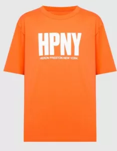 HERON PRESTON Logo Print T-shirt Size Medium GENUINE RRP £215 #M2 - Picture 1 of 6