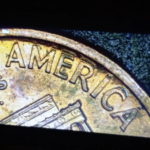 1989 D Lincoln Memorial Penny DDR Doubling On "United" "America" & "ONE CENT" Cover