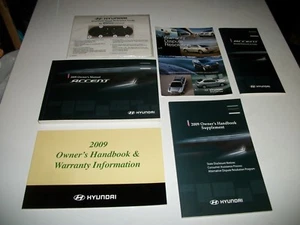 2009 Hyundai Accent Owners Manual Free Shipping - Picture 1 of 6