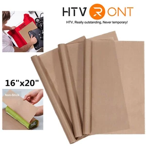 3x Foglio Teflon PTFE 16x20" per Foglio Trasferimento Pressa di Calore Antiaderente Tappetino Artigianale - Foto 1 di 12
