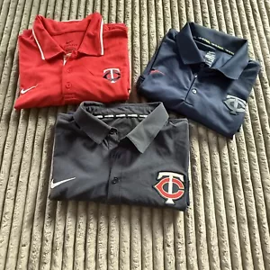 Minnesota Twins Herren Performance Shirt Lot 2XL Navy & Rot Nike MLB Sport - Bild 1 von 13