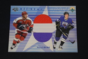 Pavel Bure 2001-02 In the Game Be A Player Memorabilia Dual All-Star Jerseys /60