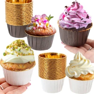 Muffinformen Party Muffinförmchen Muffin Cupcake Form Backen Kuchenformen Einweg - Bild 1 von 11