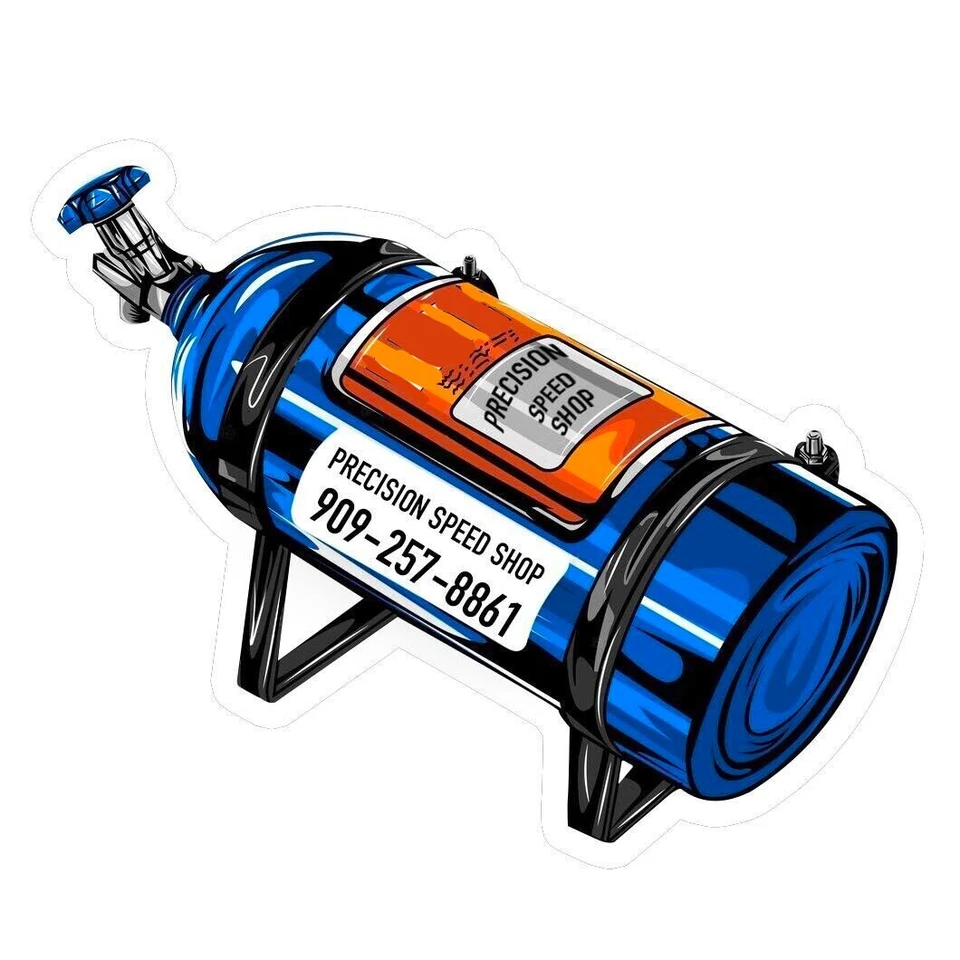 100 Piece Custom Print Precision Speed Shop  BOTTLE LABEL STICKER DECAL - Image 1 of 1