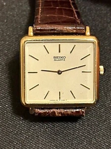 Seiko 14k Solid Gold Watch 43-3089 With Original Packaging - Picture 1 of 10