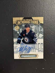 2022-23 UD Ultimate Collection Michael Eyssimont Ultimate Introductions Auto - Picture 1 of 2