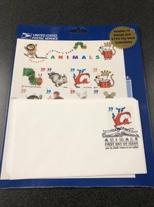 3987-3994 Favorite Children’s Book Animals W. 16 Stamps & 8 First Day Covers - Picture 1 of 2