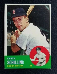 1963 Topps Baseball # 52 Chuck Schilling, Boston Red Sox, NM - Bild 1 von 2