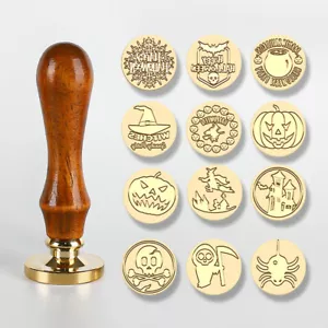 Halloween Siegelwachs Stempel Wachssiegel Kopf für Einladung Umschläge Karte Deko - Bild 1 von 29