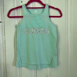 Adidas Girl’s Teal Tank Top Size S (7/8) - Picture 1 of 5