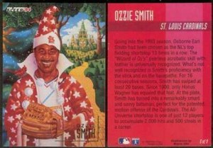 Ozzie Smith #5 1994 Fleer Pro-Visions 'The Wizard'
