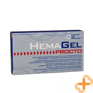 HEMAGEL PROCTO Medizinische Zäpfchen 5 Stk. Heilt Wunden der Muskelmembran - Bild 1 von 24