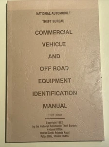 1982 Commercial Vehicle and Off Road Equipment Manual Law Enforcement 3nd Ed - Picture 1 of 2