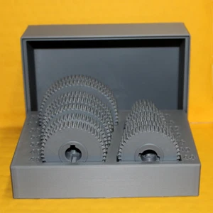 Dunlap Craftsman Atlas 618 / 109 Set ingranaggi cambio tornio 6" con custodia stampata in 3D - Foto 1 di 4