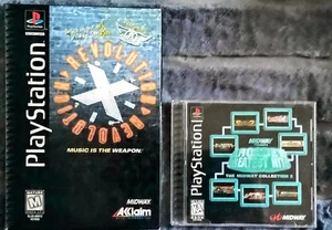 Revolution X CIB & Arcade's Greatest Hits Midway Collection 2 CIB PlayStation - Picture 1 of 4