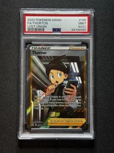 PSA 9 OC Pokemon Thorton #195 Lost Origin OFF CENTER ERROR + UNVOLLSTÄNDIGE TEXTURE! - Bild 1 von 6