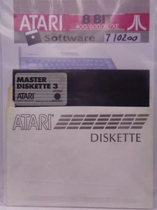 ATARI XL/XE -- ATARI MASTER DISK 3 DX5052 (ATARI - DISCO) - Foto 1 di 2