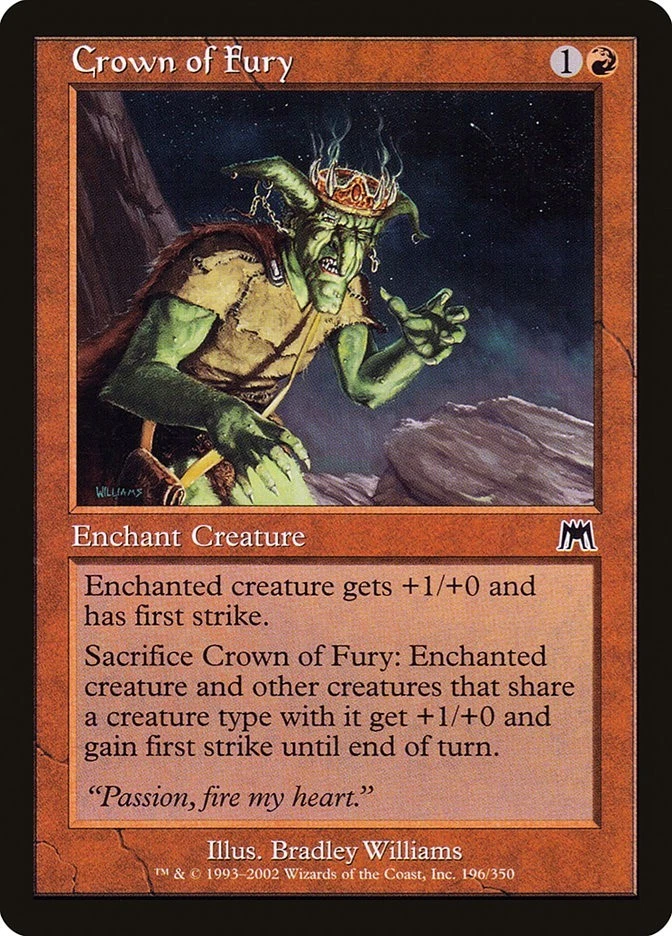 Onslaught Crown of Fury MTG Magic the Gathering NM - Image 1 of 1