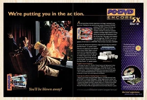 1998 Creative PC-DVD Encore 5X Original Advertisement / Promo v1 - Picture 1 of 1