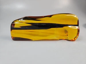 Amber insect. Natural Amber stone.  Fossil Inclusions Genuine Entomology - Picture 1 of 6