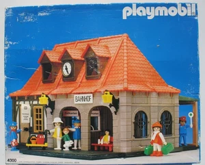 PLAYMOBIL 4300 V2 Bahnhof in OVP Box für Eisenbahn Zug Spur G Railroad Station - Bild 1 von 19