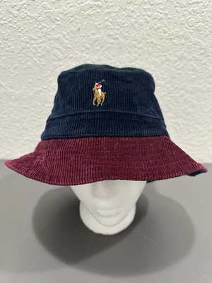Polo Ralph Lauren Clásicos Bloque de Color Pana Sombrero Cubo Supreme L/XL Leer Des Foto 1 de 4