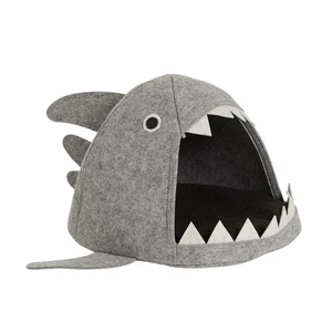 Hausleben® Katzenhöhle/Katzenbett,Optik: Hai, Filz - Bild 1 von 4