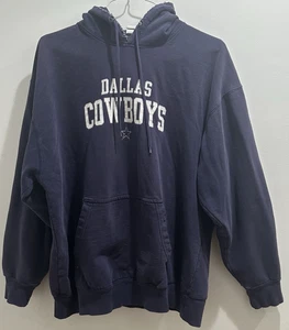 Dallas Cowboys Hoodie Sweatshirt Gr. XL (?) 50" Brustumfang VIELE GEBRAUCHSSPUREN Used-Look - Bild 1 von 24