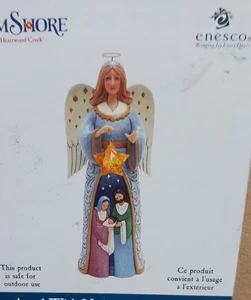 Jim Shore 21" Engel mit Krippe & beleuchtetem Stern - Bild 1 von 4