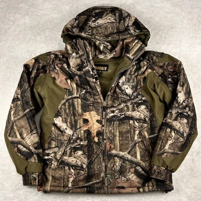 Chaqueta Rocky Juvenil Talla XL Roble Mossy Breakup Camuflaje Exterior Cremallera Con Capucha Foto 1 de 4